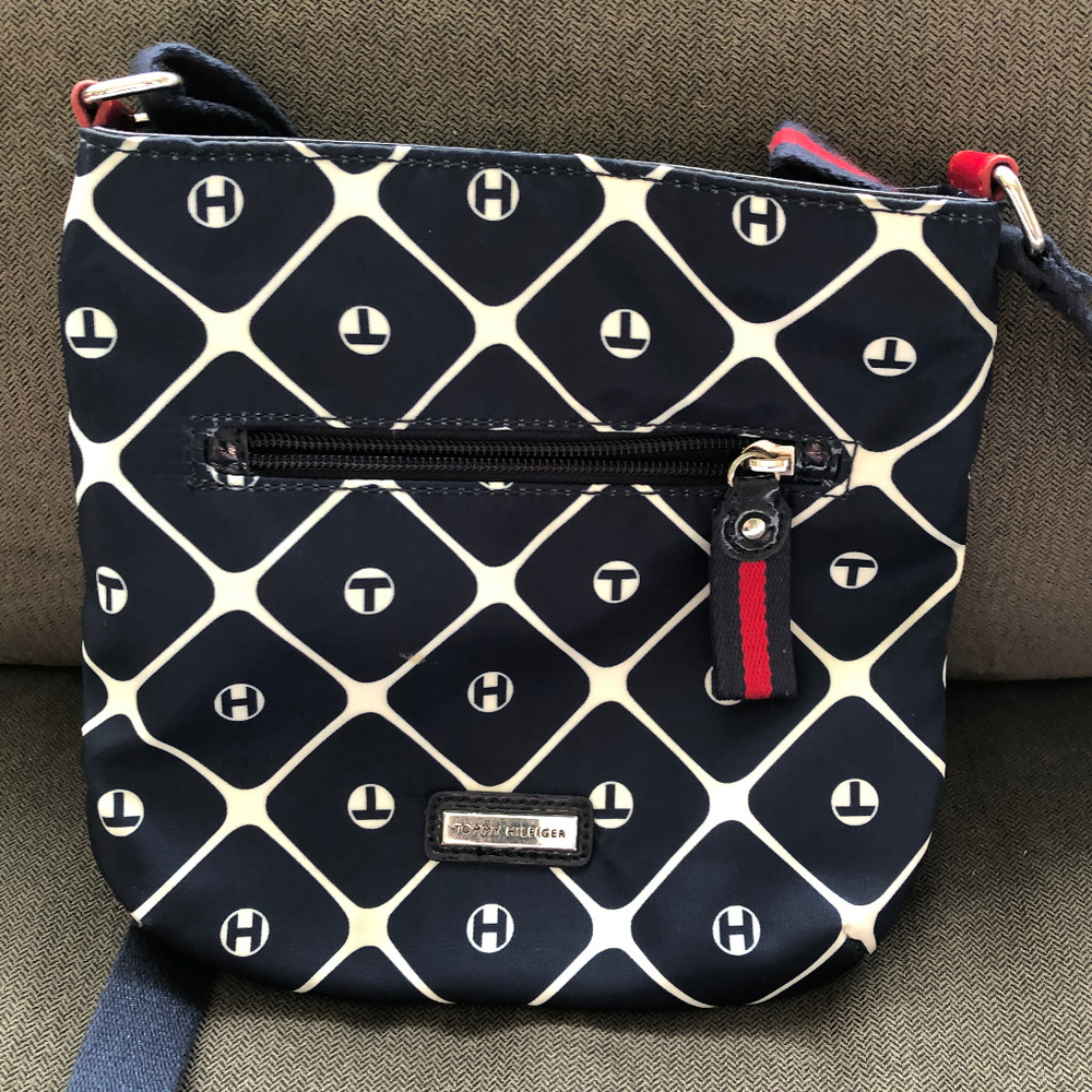 Tommy Hilfiger Womens Crossbody Purse Nylon Should